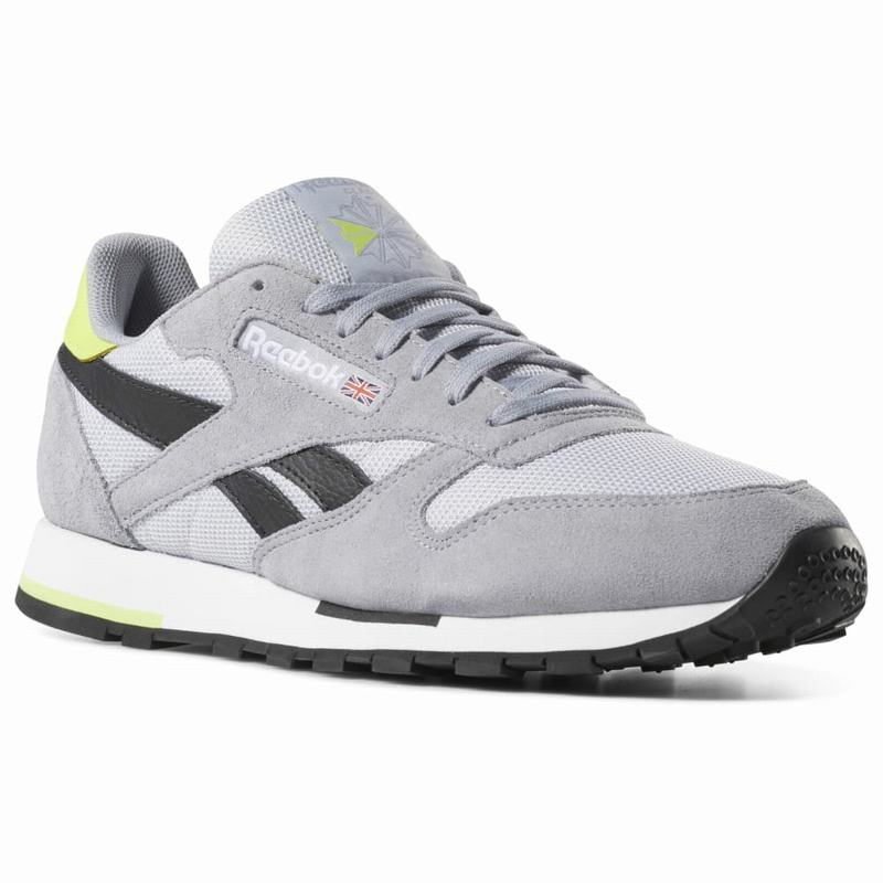 Reebok Classic Leather Tenisky Panske - Siva/Čierne XJ6783FS